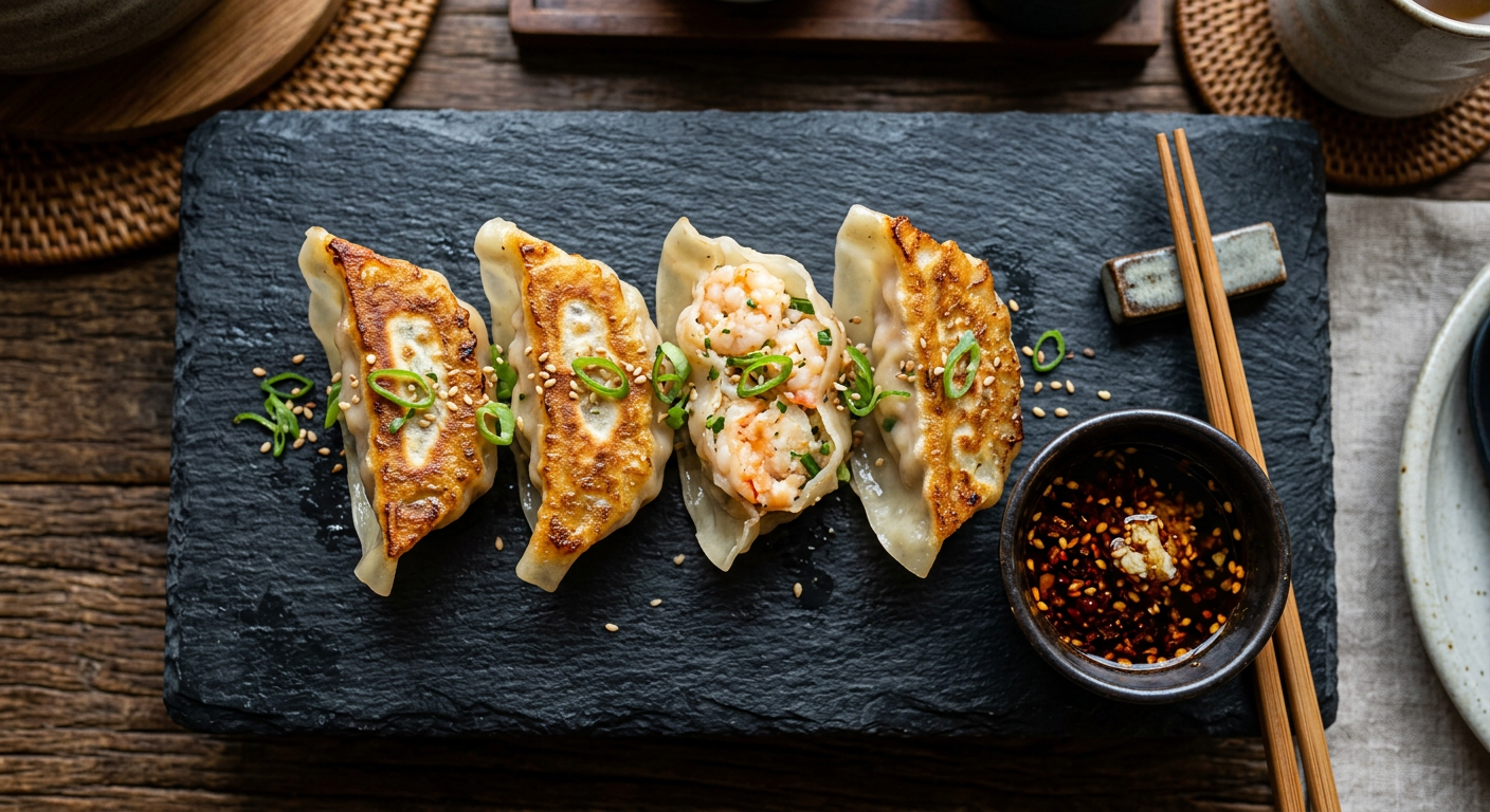 Gyozas aux Crevettes